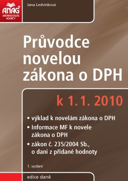 Průvodce novelou zákona o DPH k 1.1.2010